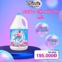 Nước giặt xả SPY 4.5L dung tích 4,5 lít (xanh)
