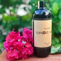 Nước gội bồ kết - hoa hồng.