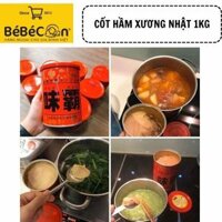 Nước hầm xương, cốt hầm xương cô đặc Hiroshi Nhật Bản  1kg