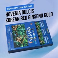 Nước Hỗ Trợ Bổ Gan Mát Gan Hồng Sâm HOVENIA DULCIS KOREAN RED GINSENG GOLD. Hộp 30 gói