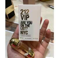 Nước hoa 212 VIP Carolina Herrera EDP mini 5ml