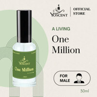 Nước hoa A Living One Million by YoScent 30ml, mùi hương nam tính, trầm ấm