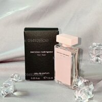 Nước Hoa 💟 𝓒𝓱𝓾ẩ𝓷 𝓐𝓾𝓽𝓱💟 Mini Nữ Narciso Rodriguez For Her Eau De Parfum 7,5ml Trẻ Trung, Năng Động, Nữ Tính.