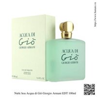 Nước hoa Acqua di Giò Giorgio Armani EDT nữ 100ml