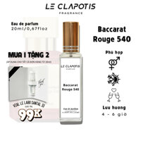 Nước hoa Baccarat Rouge 540 chính hãng Le Clapotis thơm lâu hương ngọt dịu quyến rũ sang trọng