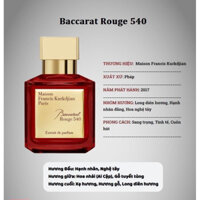 Nước hoa Baccarat Rouge 540 EDP chai chiết 10ml quyền lực, nam tính, hấp dẫn,tinh tế