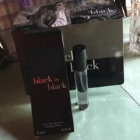 Nước hoa black is black