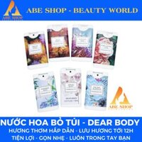 Nước Hoa Bỏ Túi DEAR BODY 15ML - Siêu Tiện Lợi - Gọn Nhẹ Dễ Sử Dụng - Phù Hợp Học Sinh - Sinh Viên Việt Nam - HOLIDAY GLAMOUR