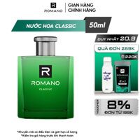 Nước Hoa Cao Cấp Dành Cho Nam Romano Classic hương thơm cổ điển đầy nam tính 50ml/chai