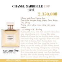 Nước hoa CHANEL GABRIELLE edp 35ml