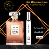 Nước hoa chiết Chanel Coco Mademoiselle Nước hoa nữ 10ml lưu hương lâu tươi tắn gợi cảm nữ tính - Channi.perfume