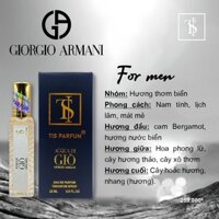 Nước hoa cho nam GIORGIO ARMANI với phong cách nam tính, lịch lãm, mát mẻ. chai 25ml