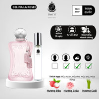 Nước hoa Delina La Rosee | Nước hoa nữ Pink Yi hương hoa hồng, hoa quả dịu dàng, nữ tính, gợi cảm
