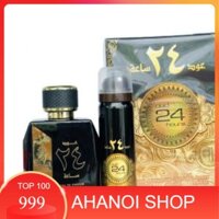 Nước Hoa Dubai Chính Hãng 24 Hours + Xịt Body 50ml Bí Ẩn, Thu Hút