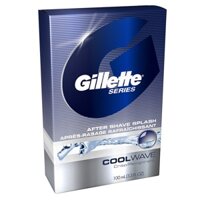 Nước hoa dùng sau khi cạo râu Gillette Series Cool Wave After Shave 100ml (Mỹ)