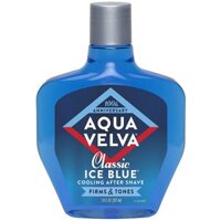 Nước hoa dùng sau khi cạo râu Aqua Velva After Shave Classic Ice Blue 207ml (Mỹ)