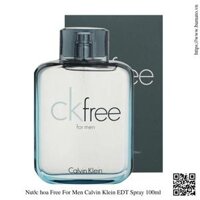 Nước hoa Free For Men Calvin Klein EDT Spray 100ml