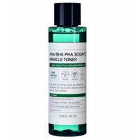 Nước hoa hồng  AHA BHA PHA 30Days MIRACLE TONER 150ml