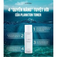 Nước Hoa Hồng Cân Bằng Dưỡng Ẩm soHERbs Plankton TONER 120ml