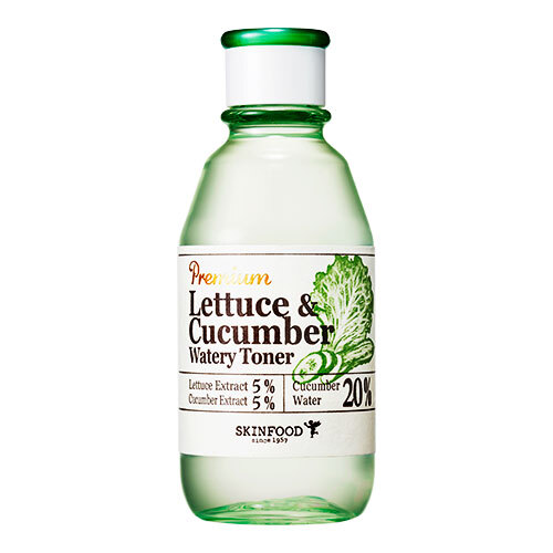Nước hoa hồng chiết xuất rau diếp và dưa leo Skinfood Premium Lettuce & Cucumber Watery Toner 180ml