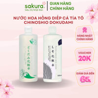Nước Hoa Hồng Diếp Cá Tía Tô Chinoshio Dokudami 500ml – Dưỡng Ẩm, Giảm Mụn, Lotion Nhật
