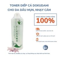 Nước Hoa Hồng DOKUDAMI Toner Diếp Cá Natural Skin Lotion Nhật Bản Giảm Viêm Ngừa Mụn (500ml)