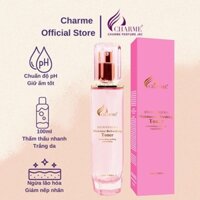 Nước hoa hồng dưỡng ẩm Charme Moisture Refreshing làm sạch da nâng tone cân bằng pH ngừa lão hóa 100ml