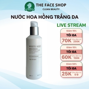 Nước hoa hồng dưỡng trắng da trị nám The Face Shop White Seed Brightening Toner 145ml