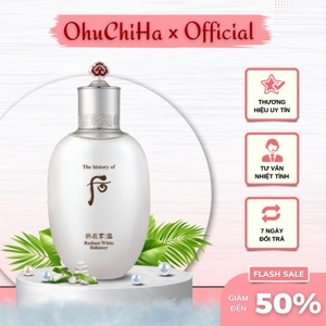 Nước hoa hồng dưỡng trắng da Whoo Radiant White Balancer