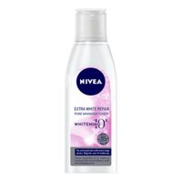 Nước hoa hồng dưỡng trắng da se khít lỗ chân lông Nivea Extra White Pore minimiser Toner 200ml