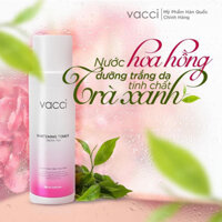 Nước hoa hồng dưỡng trắng tinh chất trà xanh Vacci Whitening Green Tea Toner