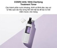 Nước Hoa Hồng Hỗ Trợ Giảm Mụn, Tẩy Tế Bào Chết Hóa Học Cosrx AHA/BHA Clarifying Treatment Toner
