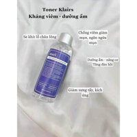 Nước hoa hồng không mùi Klairs Supple Preparation Unscented Toner