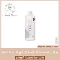 Nước hoa hồng lá tía tô Dokudami Perilla Natural 500ml của Nhật Bản - Dành cho da khô, da mụn