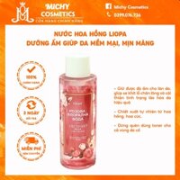 Nước hoa hồng Liopa dưỡng ẩm giúp da mềm mại, mịn màng, phù hợp cho da nhạy cảm