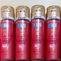 Nước hoa hồng Lotion Hada Labo Gokujiun Alpha màu đỏ chống lão hoá 170ml