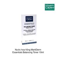 Nước hoa hồng MartiDerm Essentials Balancing Toner 10ml (Hộp)