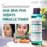 Nước hoa hồng Miracle Toner 30 Days AHA - BHA - PHA