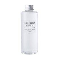 Nước hoa hồng Muji Toning Water dạng Light cho da dầu/da hỗn hợp, có thể đắp Lotion Mask 200ml