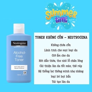 Nước hoa hồng Neutrogena Alcohol Free Toner 250ml