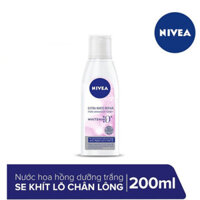 Nước Hoa Hồng Nivea Dưỡng Sáng Da, Hỗ Trợ Se Khít Lỗ Chân Lông Extra White Pore Minimizer Toner 200ml