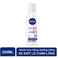 Nước hoa hồng Nivea giúp dưỡng trắng da & se khít lỗ chân lông 200ml