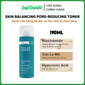 Nước hoa hồng Paula's Choice Skin Balancing Pore- Reducing Toner 190ml