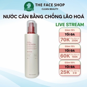 Nước hoa hồng Pomegranate And Collagen Volume Lifting Toner TheFaceShop