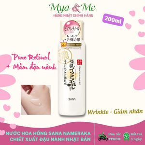 Nước hoa hồng SANA tinh chất mầm đậu nành 200ml