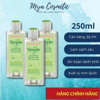 Nước hoa hồng Simple, Toner Simple Kind To Skin Soothing Facial cân bằng da dịu nhẹ