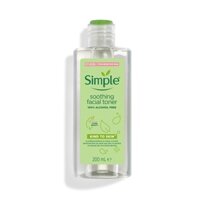 Nước hoa hồng Simple Toner Soothing Facial cân bằng da, cấp ẩm cho da 200ml