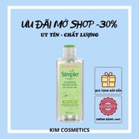Nước hoa hồng Simple Toner Soothing Facial Cân Bằng Da, Cấp Ẩm 200ml