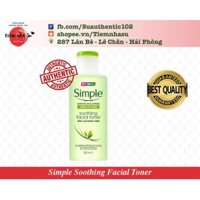 Nước hoa hồng Simple Kind-to-Skin Soothing Facial Toner (Bill Anh)