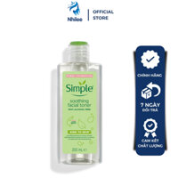 Nước Hoa Hồng Soothing Facial Toner Simple Cân Bằng Ẩm Cho Da 200ml